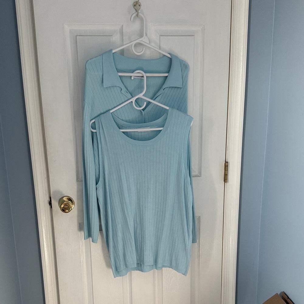 Calvin Klein Light Blue Button Down Shirt